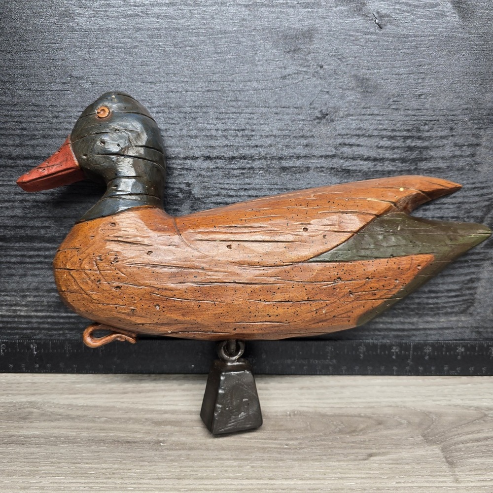 Vtg 1966 Syroco Mid Century Duck Decoy Wall Hanging Plaque man cave hunt cabin